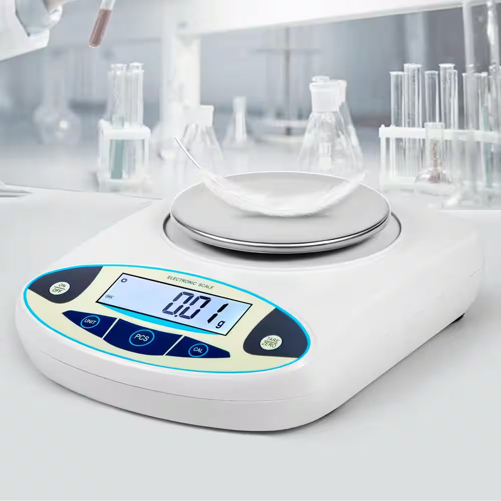 3000G X 0. 01G High Precision Digital Analytical Balance, LCD Food Scale, Scientific Lab Scale for Jewelry, Industrial