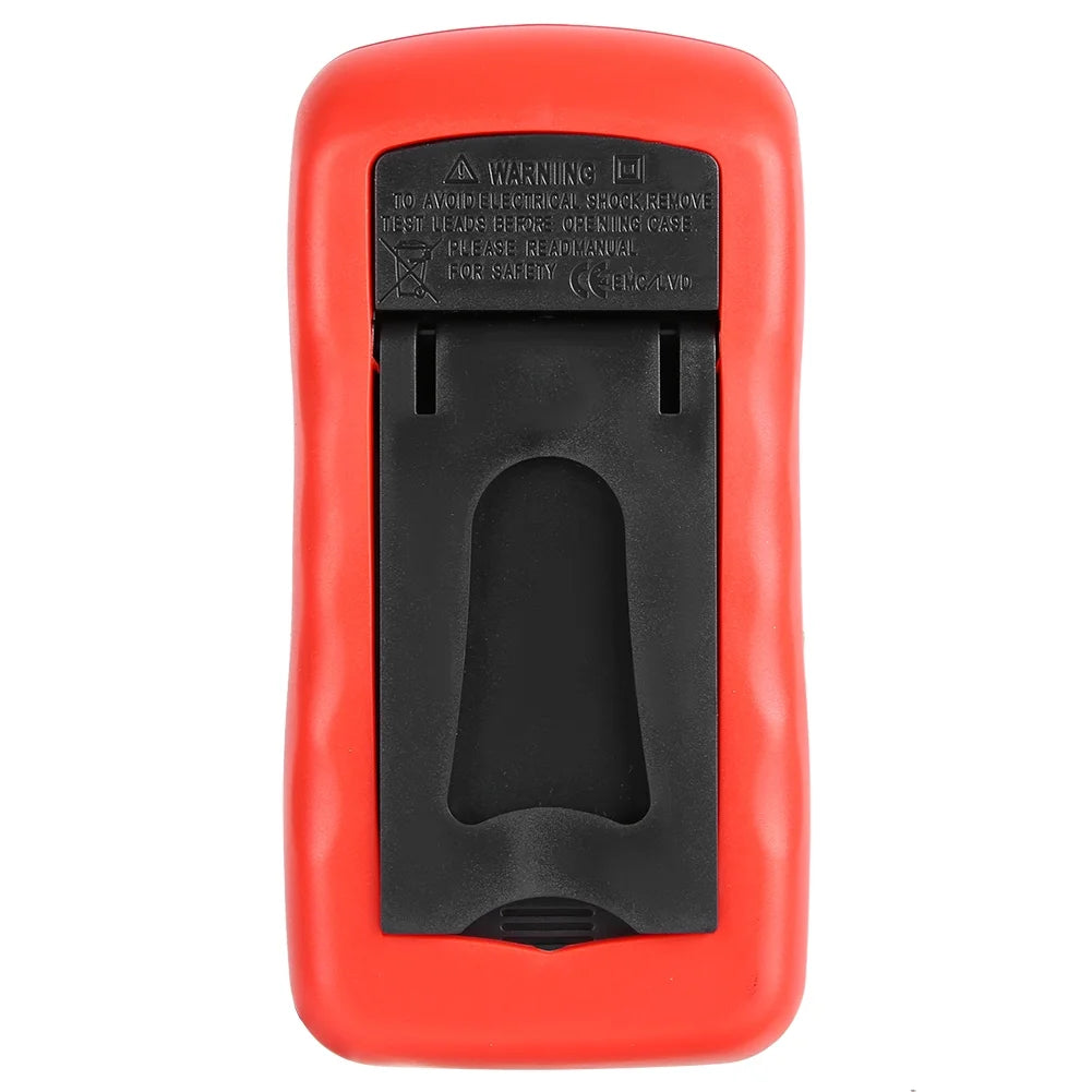 Multimeter, Digital Voltmeter Electrical Tester for Laboratory Widely Use Factory Household XL830L Red