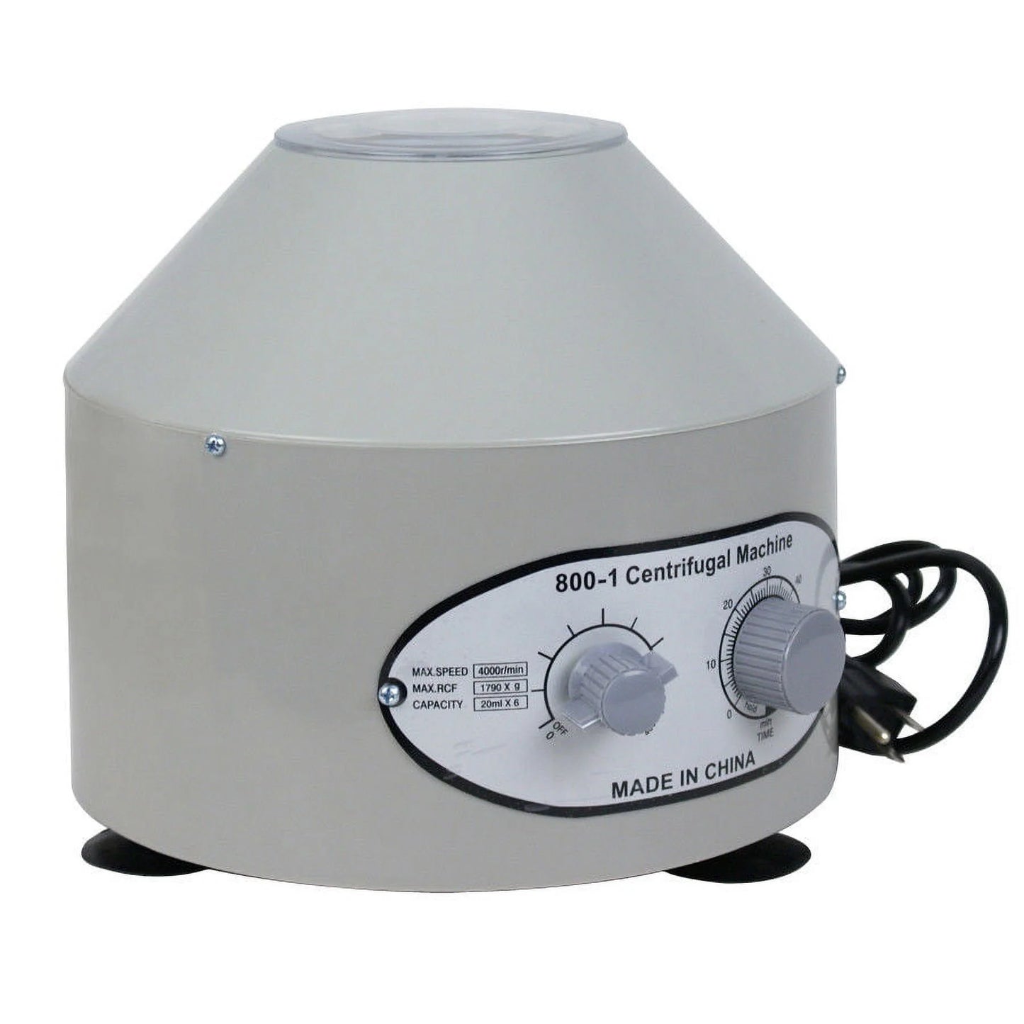 Electric Centrifuge Machine Lab Medical Practice 800-1 4000Rpm Quiet Safe Plastic Finish