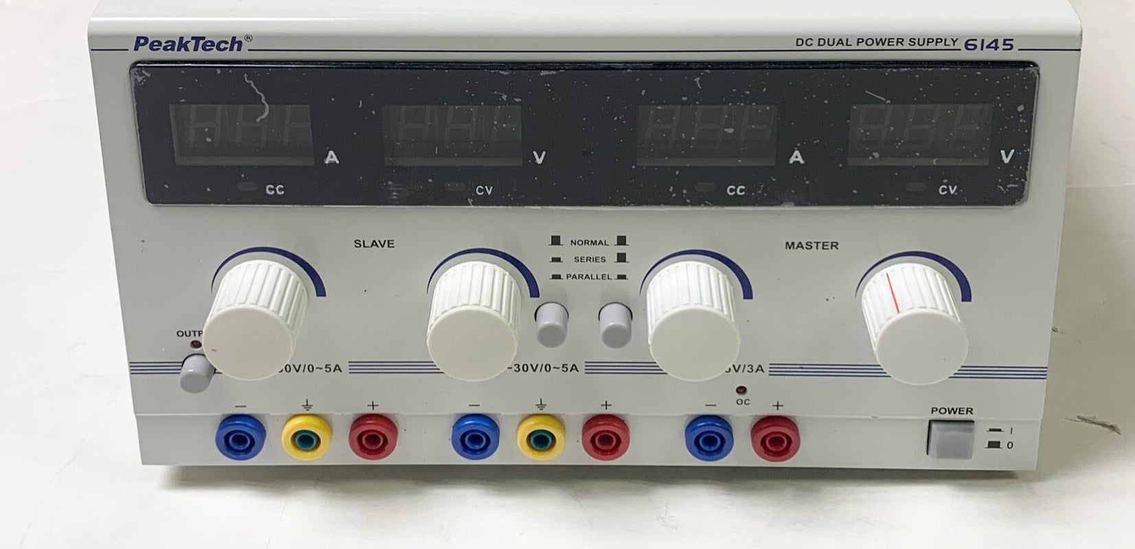 Peak Tech 2006145068 6145 Regulated Laboratory Power Supply Dual DC Rated Model