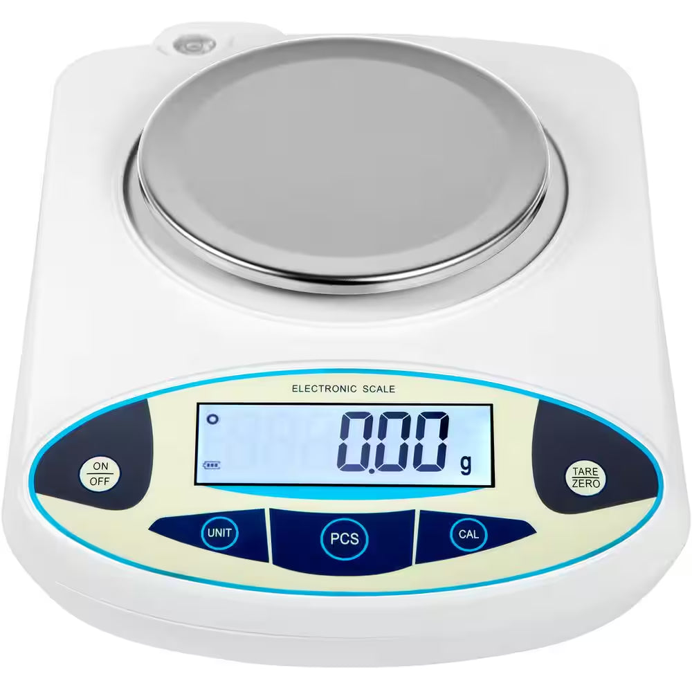 3000G X 0. 01G High Precision Digital Analytical Balance, LCD Food Scale, Scientific Lab Scale for Jewelry, Industrial