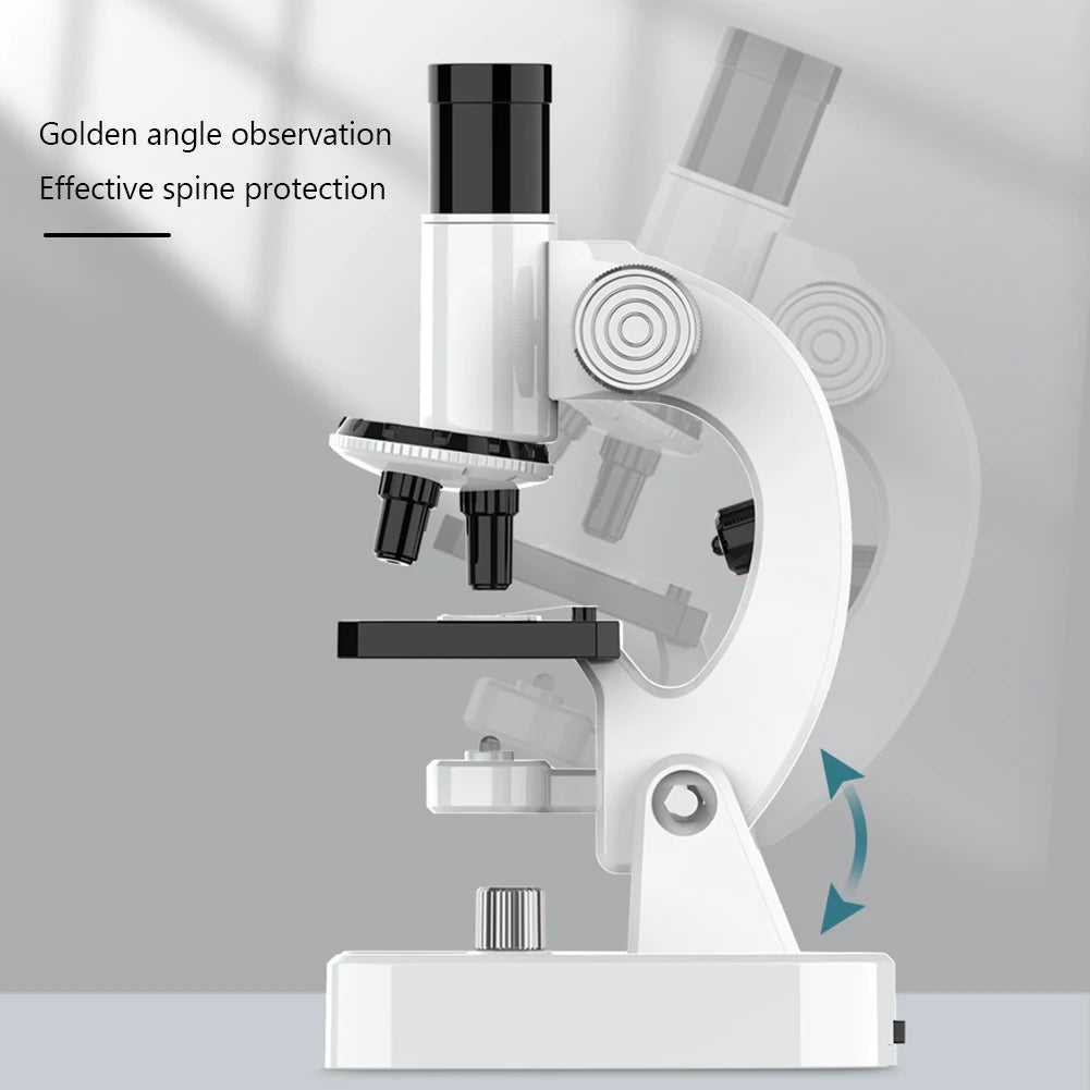 200X-4800X Biological Microscope for Adults Students LED Monocular Microscope for School Laboratory Home Education