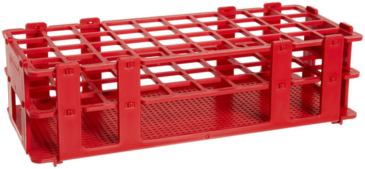 SP Bel-Art No-Wire Test Tube Rack; for 16-20Mm Tubes, 40 Places, Red (F18746-0002)