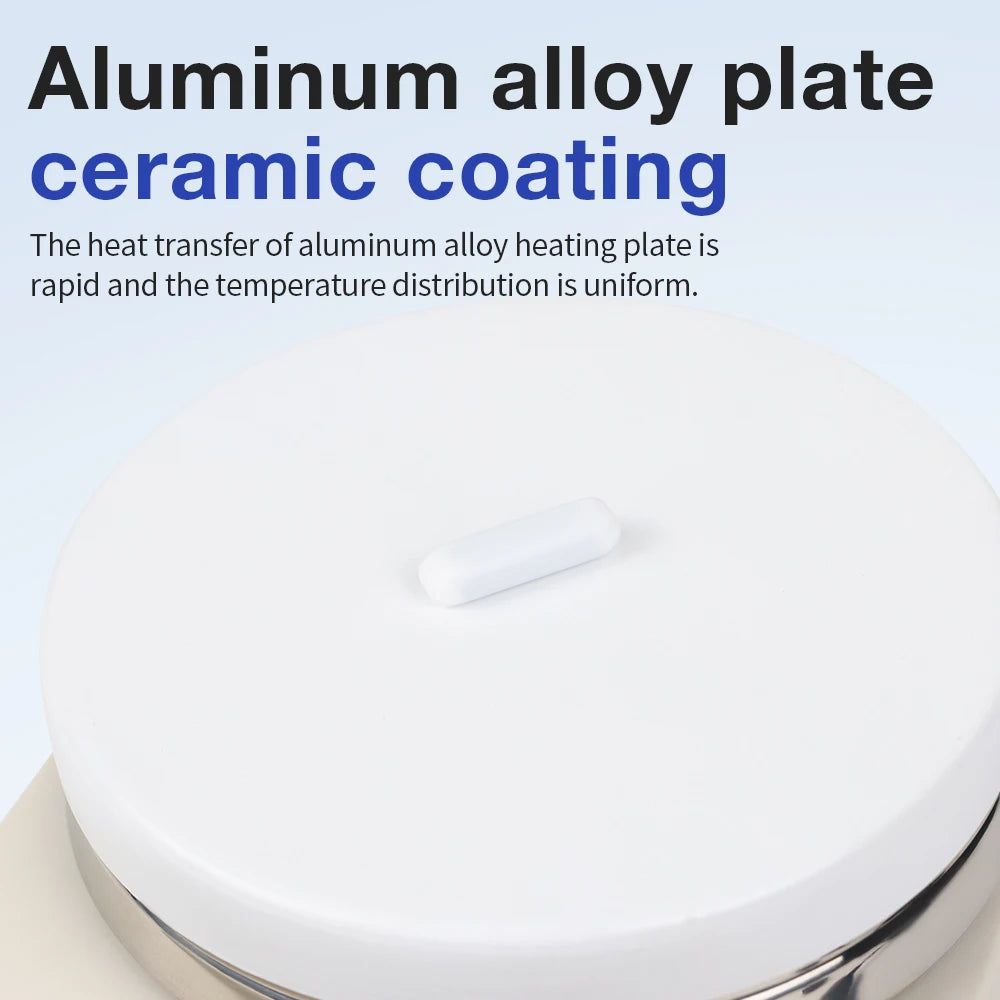 EU Plug Heating Magnetic Stirrer with Heating Stirrer Laboratory Thermostatic Digital Display Magnetic Mixer Hot Plate