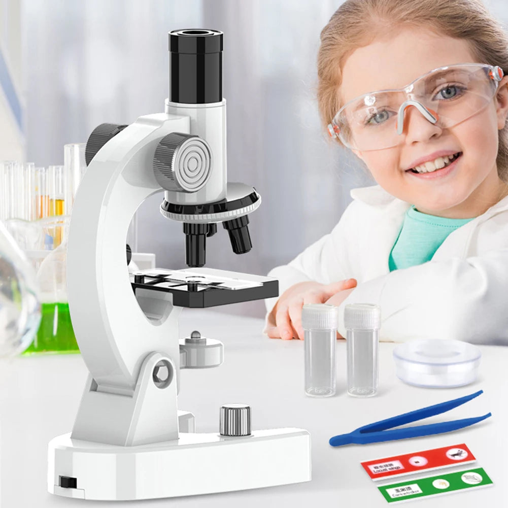 200X-4800X Biological Microscope for Adults Students LED Monocular Microscope for School Laboratory Home Education