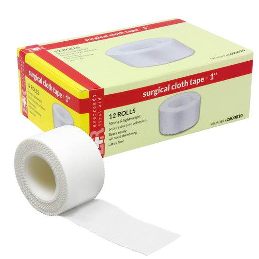 1" Surgical Cloth Tape - 12 Rolls